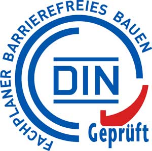 Logo/Zertifikat Fachplaner für barrierefreies Wohnen