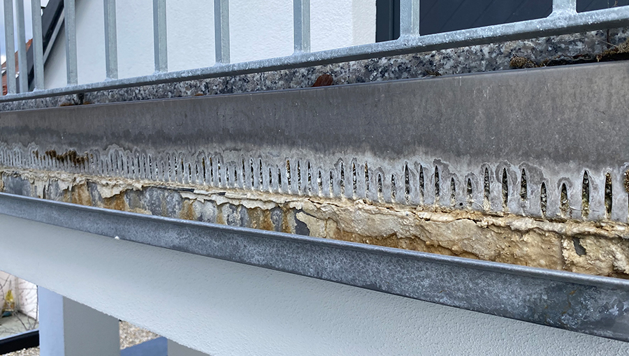 Gutachter für Naturstein, ö.b.u.v. Sachverständiger, Fallbeispiel. Schadensdokumentation