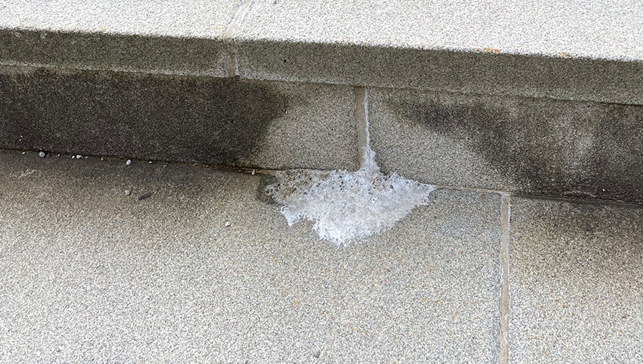 Gutachter für Naturstein, ö.b.u.v. Sachverständiger, Fallbeispiel. Schadensdokumentation